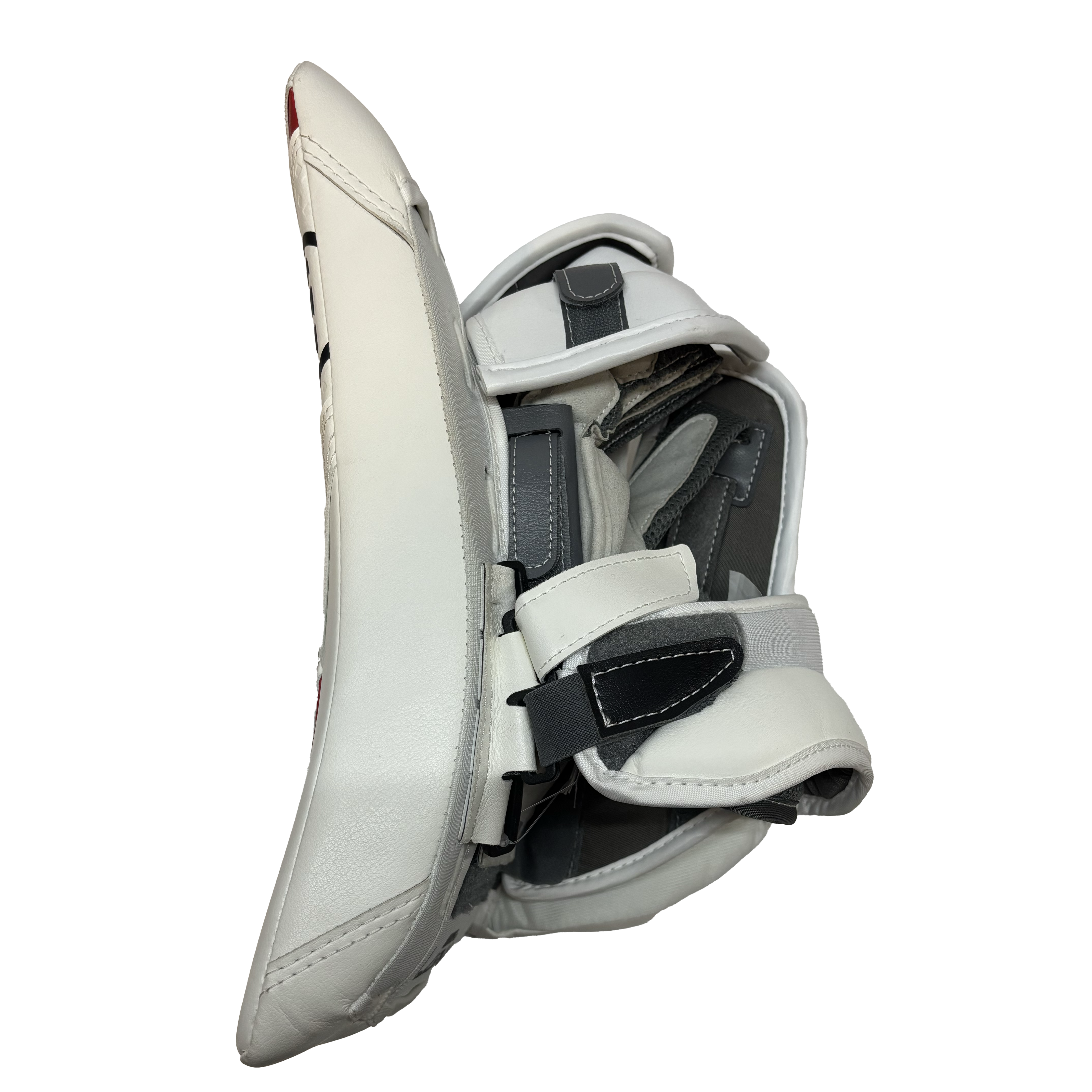 Warrior RG7 Pro - New Goalie Blocker (White/Black/Red)